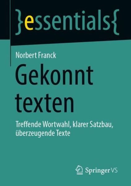 Cover for Franck · Gekonnt texten (Bog) (2021)