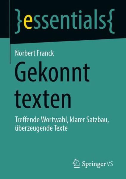 Cover for Franck · Gekonnt texten (Book) (2021)