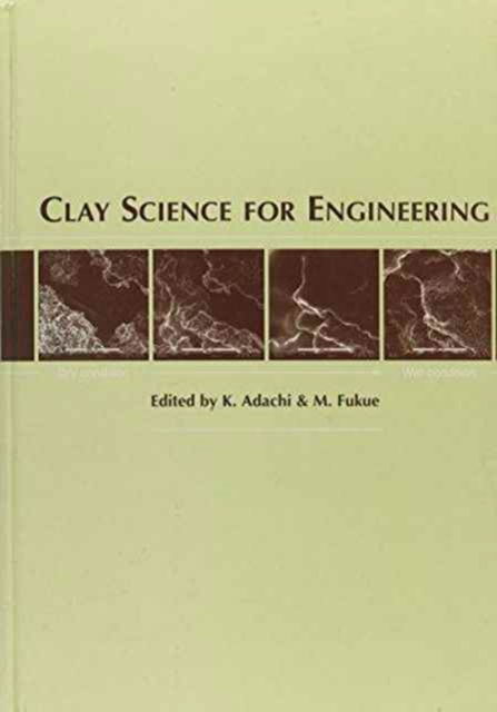 Cover for Clay Science for Engineering (Hardcover Book) (2001)