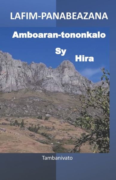 Cover for Tambanivato · LAFIM-PANABEAZANA Amboaran-tononkalo Sy Hira: Poesies et chansons malgache (Paperback Book) (2022)