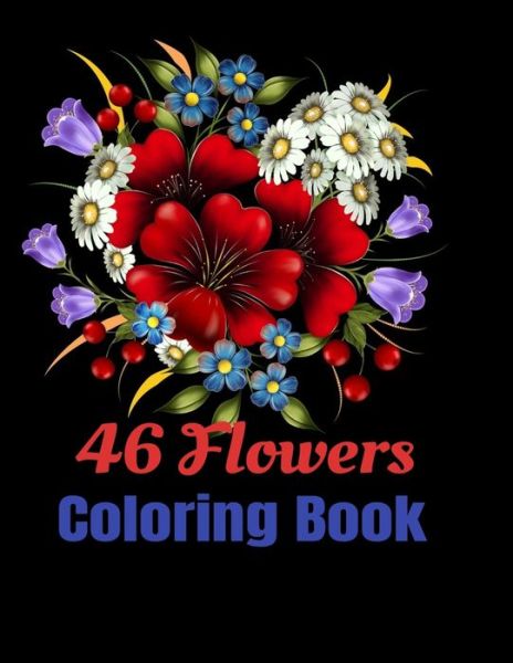 Cover for Annabelle Rusell · Flower Coloring Book (Paperback Book) (2021)