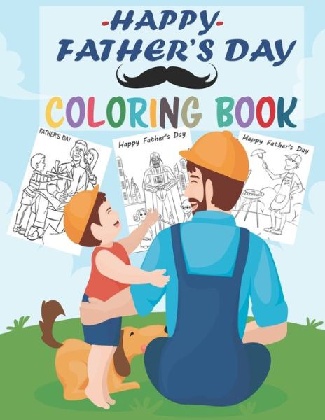 Cover for Book Inoo Father's · Happy Father's Day Coloring Book (Paperback Book) (2020)