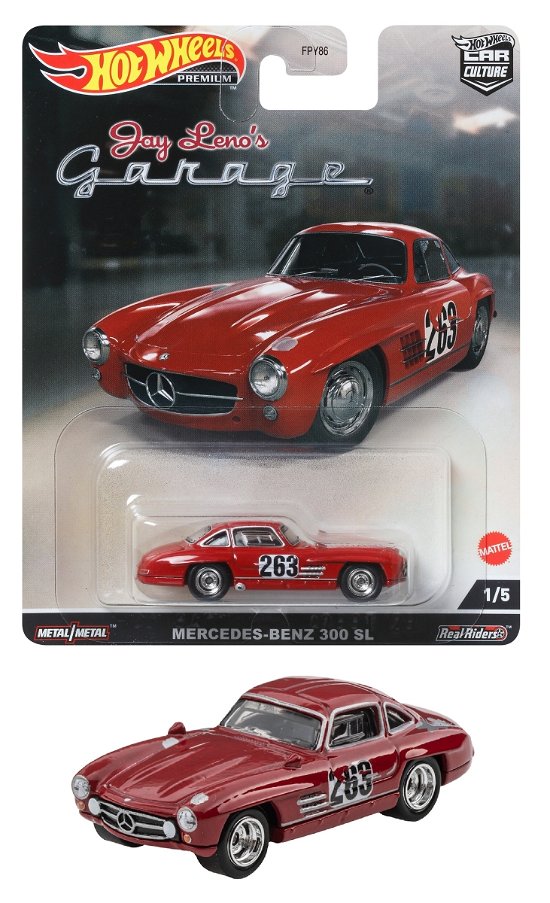 Cover for Hot Wheels · Mhwfpy86-hck07 - Hot Wheels Jay Leno's Garage Mercedes-benz 300 Sl 1/5 (MERCH) (2023)