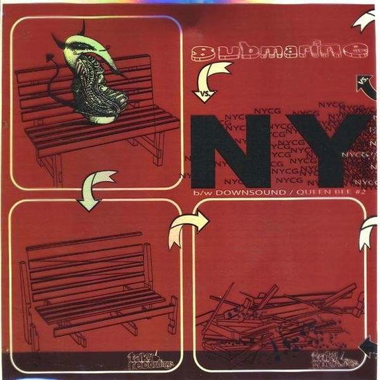 Cover for Submarine · Submarine vs. Jetboy Dc vs. Nycg (CD) (2008)