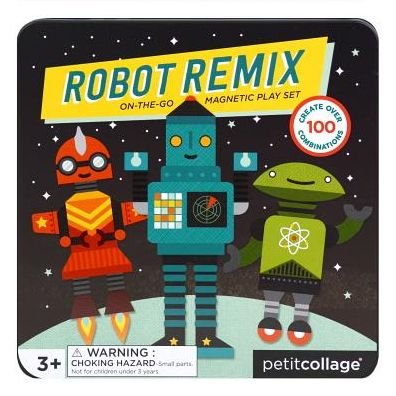 Cover for Petit Collage · Robot Remix On-the-Go Magnetic Play Set (ACCESSORY) (2021)