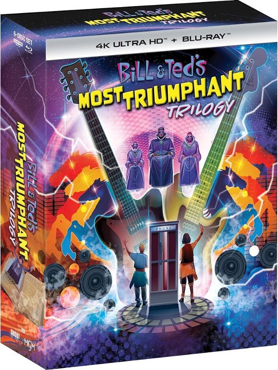 Cover for Bill &amp; Ted's Most Triumphant Trilogy (4K Ultra HD) (2024)