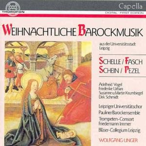 Cover for Fasch / Schein / Schelle / Pezel / Unger · Christmas Baroque Music Universitatsstadt Leipzig (CD) (1999)