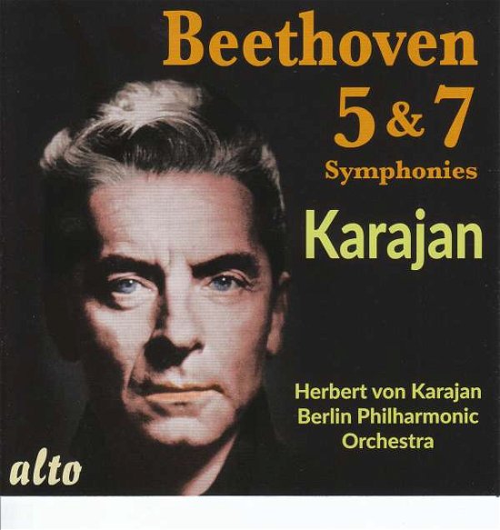 Cover for Karajan / BPO · Beethoven: Symphonies 5 &amp; 7 (CD) (2018)