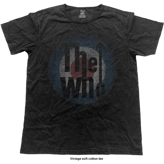 Cover for The Who · The Who Unisex Vintage T-Shirt: Vintage Target (T-shirt) [size S] [Black - Unisex edition]