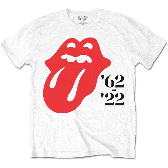 The Rolling Stones Unisex T-Shirt: Sixty '62 - '22 - The Rolling Stones - Merchandise -  - 5056561038759 - 