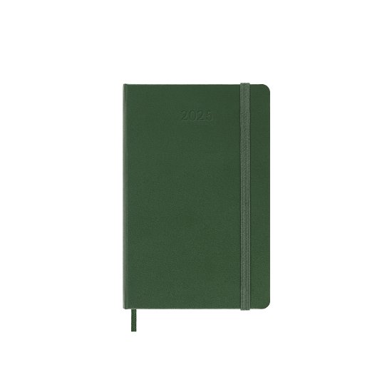 Cover for Moleskine · Moleskine 2025 12-Month Daily Pocket Hardcover Notebook: Myrtle Green (Paperback Bog) (2024)