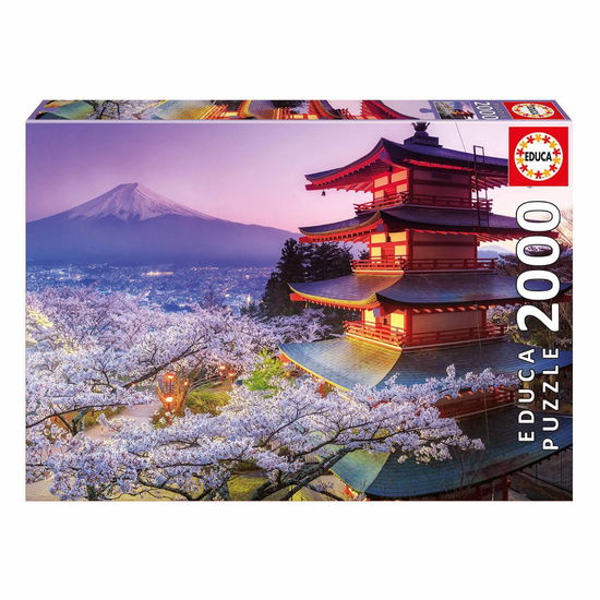 Mount Fuji Japan 2000pc Jigsaw Puzzle - Educa - Merchandise - PAUL LAMOND/UNIVERSTIY GAMES - 8412668167759 - 25 juni 2021