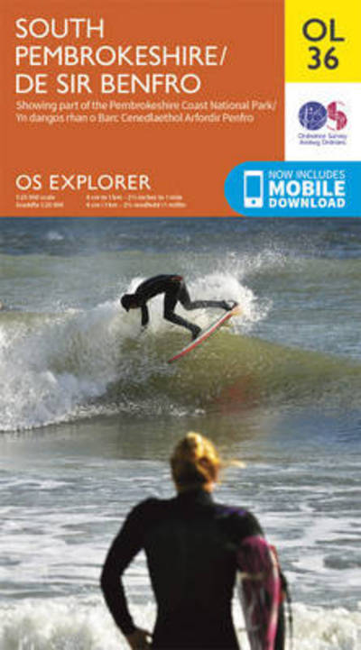 Cover for Ordnance Survey · South Pembrokeshire / De Sir Benfro - OS Explorer Map (Map) [May 2015 edition] (2015)