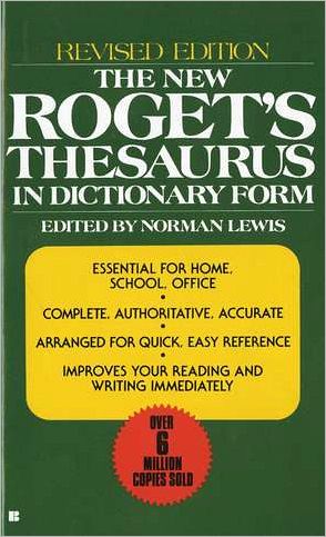 Cover for Norman Lewis · The New Roget's Thesaurus in Dictionary Form (Revised) (Pocketbok) (1986)