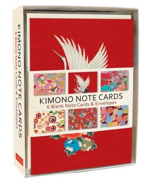 Kimono Note Cards: 6 Blank Note Cards & Envelopes (4 x 6 inch cards in a box) - Tuttle Editors - Books - Tuttle Publishing - 9780804850759 - April 24, 2018