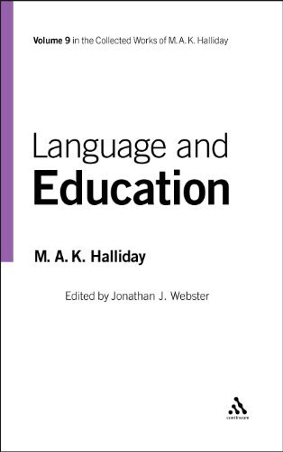 Cover for Jonathan J. Webster · Language and Education: Volume 9 (Collected Works of M.a.k. Halliday) (Gebundenes Buch) [First edition] (2007)