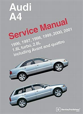 Cover for Bentley Publishers · Audi A4 Service Manual 1996-2001 (Hardcover Book) (2011)