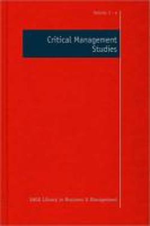 Cover for Mats Alvesson · Critical Management Studies - Sage Library in Business and Management (Hardcover Book) [Four-volume Set Ed. edition] (2011)