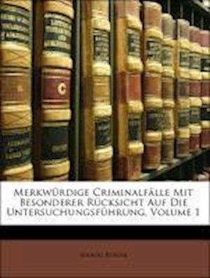 Cover for Pfister · Merkwürdige Criminalfälle Mit B (Book)