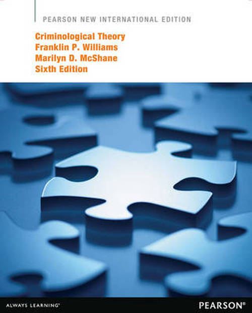 Cover for Frank Williams · Criminological Theory: Pearson New International Edition (Paperback Book) (2013)