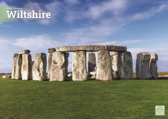 Cover for Carousel Calendars · Wiltshire A4 Calendar 2025 (Paperback Book) (2024)