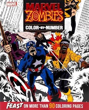 Cover for Editors Of Thunder Bay Press · Marvel Zombies Color-By-Number (Book) (2025)