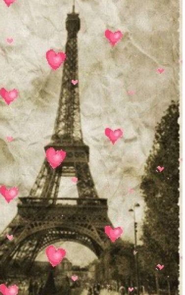 Cover for Sir Michael Huhn · Paris Eiffel Tower Pink Hearts Vintage Creative Blank Page Journal (Hardcover Book) (2020)