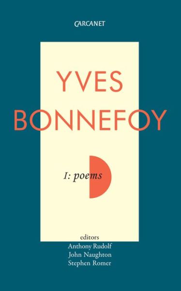 Cover for Yves Bonnefoy · Poems (Paperback Book) (2017)