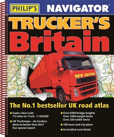 Cover for Philip's Maps · Philip's Navigator Trucker's Britain - Philip's Road Atlases (Spiralbok) (2018)