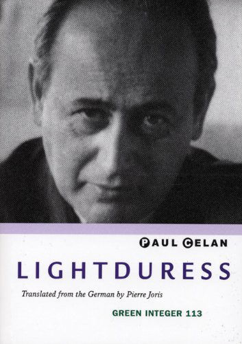 Cover for Paul Celan · Lightduress (Pocketbok) (2004)