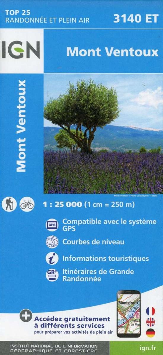 Cover for Ign · IGN TOP25: TOP25: 3140ET Mont Ventoux (Gebundenes Buch) (2017)