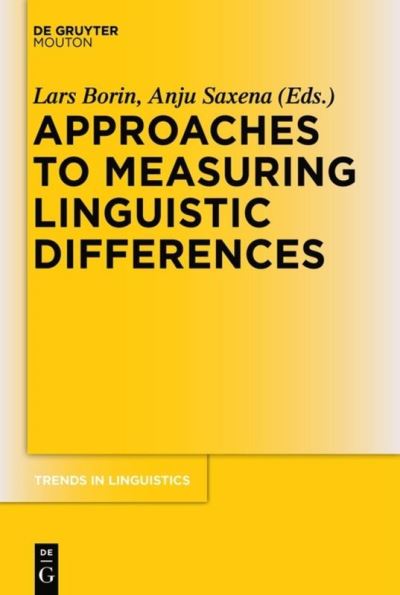 Cover for Lars Borin · Approaches to measuring linguistic differences (Book) (2013)