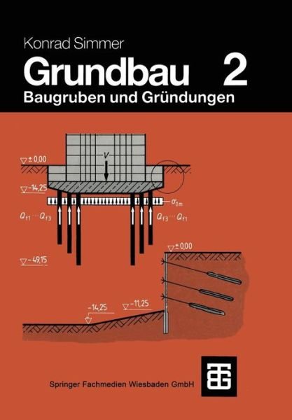 Cover for Konrad Simmer · Grundbau: Teil 2 Baugruben Und Grundungen (Paperback Book) (2014)