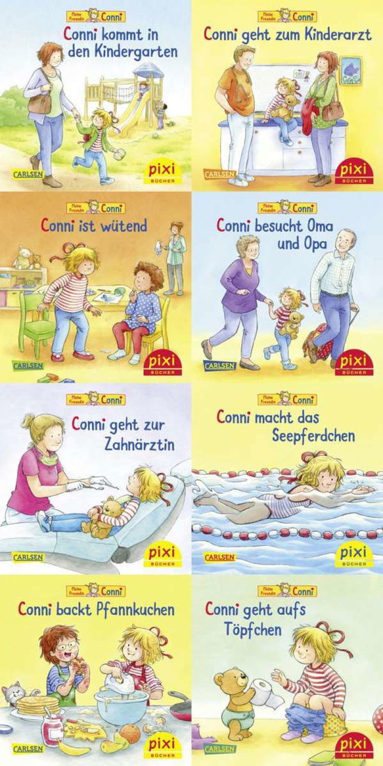 Pixi-Box 275: Connis bunte Welt (8x8 Exemplare) - Liane Schneider - Kirjat - Carlsen Verlag GmbH - 9783551052759 - torstai 29. huhtikuuta 2021