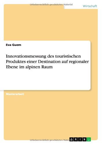 Cover for Guem · Innovationsmessung des touristisch (Book) [German edition] (2012)