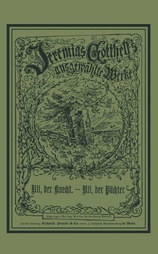 Cover for Jeremias Gotthelf · Uli, Der Pachter: Eine Erzahlung - Birkhauser Klassiker (Paperback Book) [Softcover Reprint of the Original 1st 1886 edition] (1901)