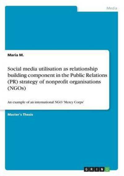 Cover for M. · Social media utilisation as relation (Book)