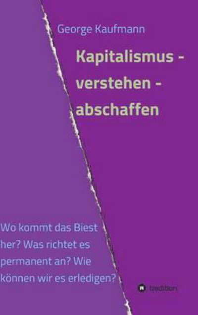 Cover for Kaufmann · Kapitalismus - verstehen - abs (Buch) (2016)