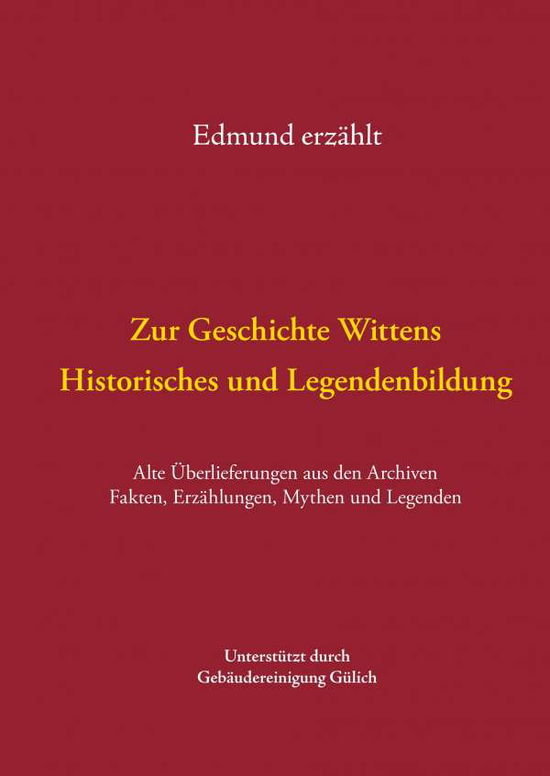 Cover for Oldenburg · Zur Geschichte Wittens - Hist (Book)