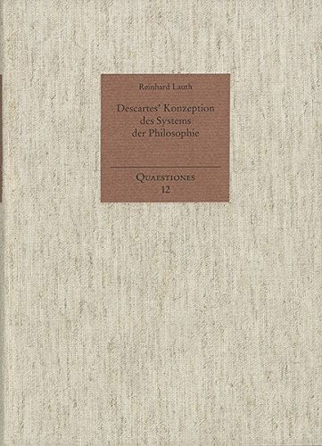 Cover for Reinhard Lauth · Descartes' Konzeption des Systems der Philosophie (Buch) (1998)