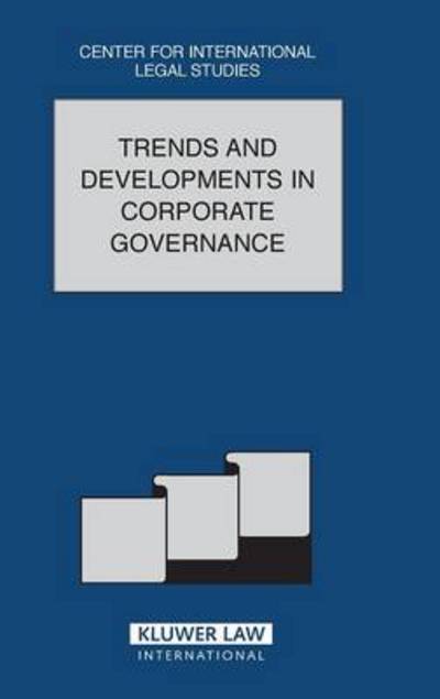 Cover for Dennis Campbell · Trends And Developments In Corporate Governance: The Comparative Law Yearbook of International Business Special Issue, 2003 - Comparative Law Yearbook Series Set (Inbunden Bok) (2004)