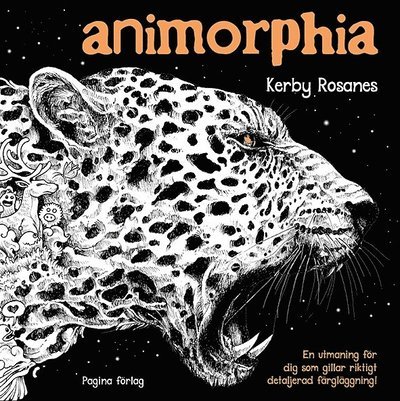 Cover for Kerby Rosanes · Animorphia   målarbok (Buch) (2015)