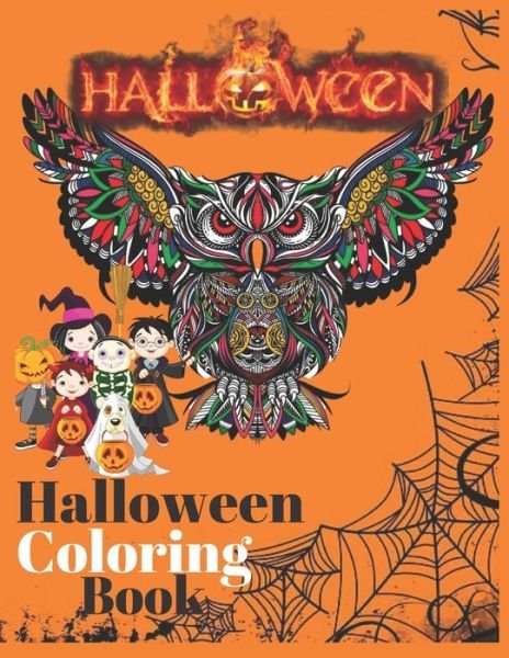 Cover for Ros Creation · Halloween coloring book (Taschenbuch) (2020)