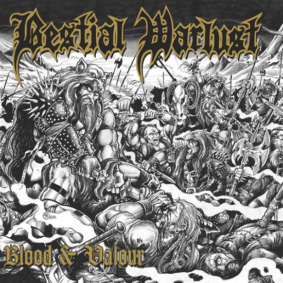 Cover for Bestial Warlust · Blood &amp; Valour (LP) (2024)