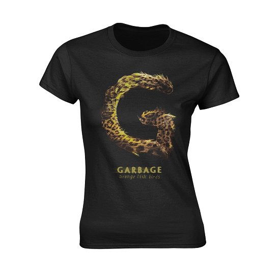 Cover for Garbage · Strange Little Birds (T-shirt) [size XL] [Black edition] (2018)