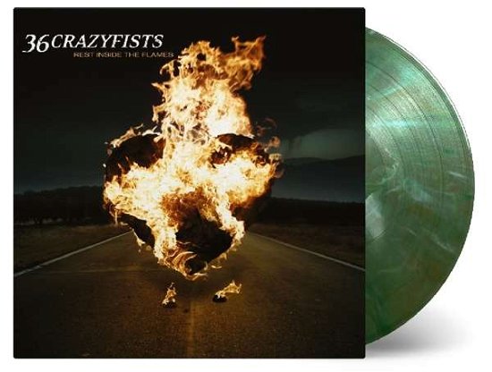 Cover for 36 Crazyfists · Rest Inside The Flames (180g) (Limited-Numbered-Edition) (Gold, White &amp; Translucent Green Mixed Viny (LP) (2019)