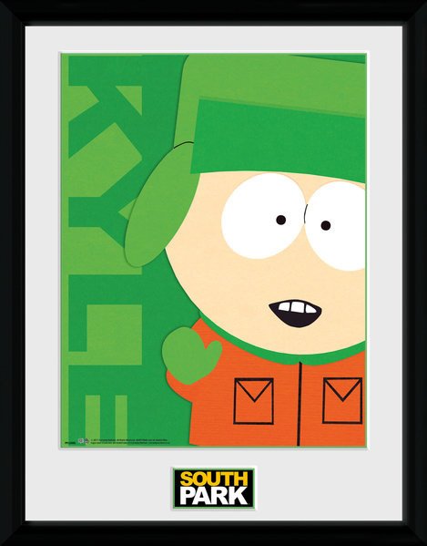South Park - Kyle (Stampa In Cornice 30x40cm) - South Park - Música -  - 5028486381760 - 