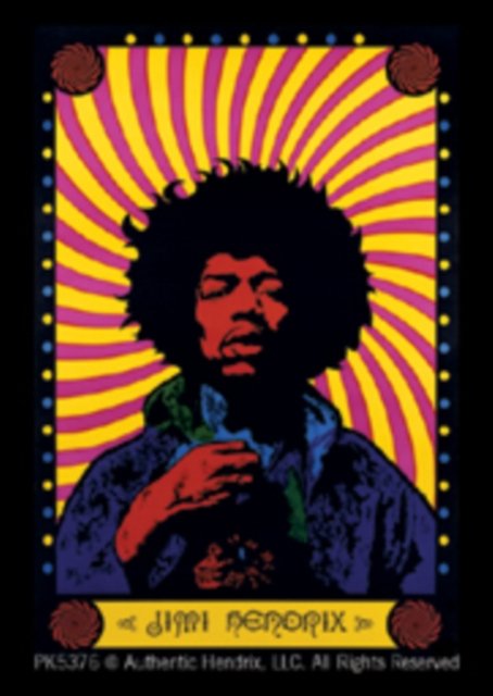 Cover for The Jimi Hendrix Experience · Pyschedelic - Acrylic Keyring (Nyckelring)