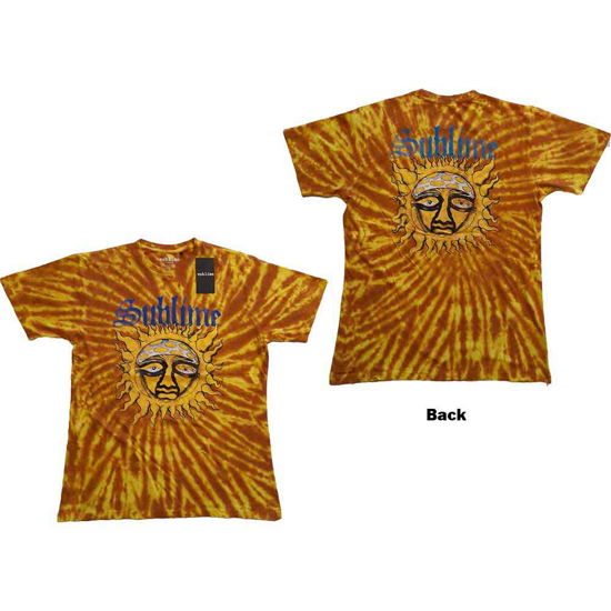 Cover for Sublime · Sublime Unisex T-Shirt: Sun Face (Wash Collection &amp; Back Print) (T-shirt) [size L]