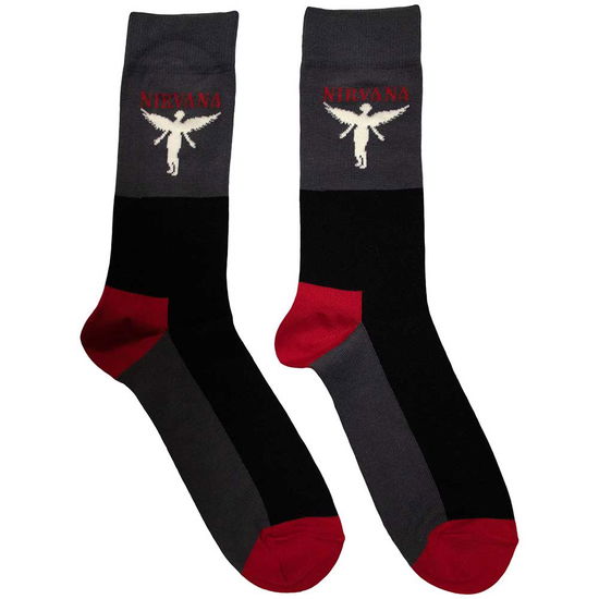 Cover for Nirvana · Nirvana Unisex Ankle Socks: In Utero (UK Size 6 - 11) (TØJ)